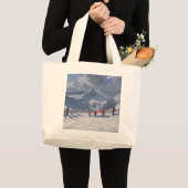 Grand Tote Bag École Tignes 2009 de ski (Devant (produit))