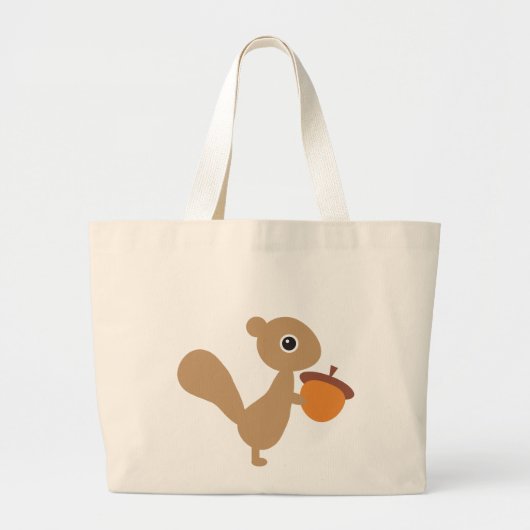 Grand Tote Bag Écureuil ! (Devant)