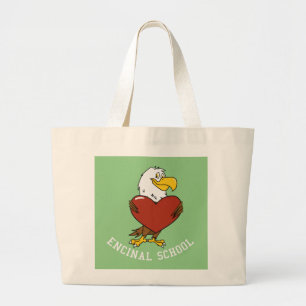 Grand Tote Bag Eddie the Eagle Heart Fourre-tout
