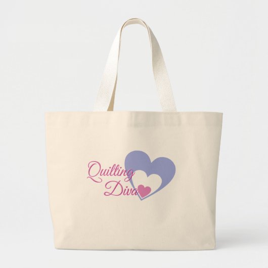 Grand Tote Bag édredon-diva (Devant)