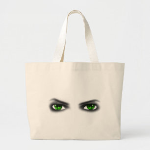 Grand Tote Bag Eerie Green Eyes