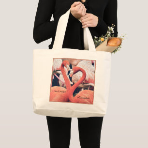 Grand Tote Bag Élégant Rose Je Suis Suffisant Pour Dire Citations