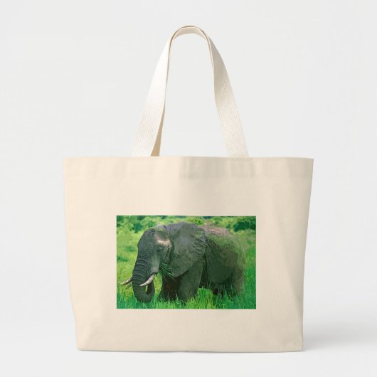 Grand Tote Bag Eléphant (Devant)