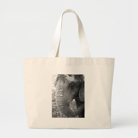 Grand Tote Bag Éléphant (Devant)