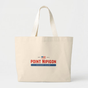Grand Tote Bag Éléphant Fourre-tout de drapeau de Nipigon