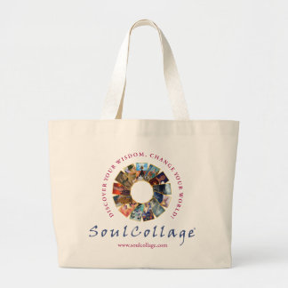 Grand Tote Bag Éléphant Fourre-tout de logo de SoulCollage®