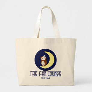 Grand Tote Bag Éléphant Fourre-tout du couche-tard b/g