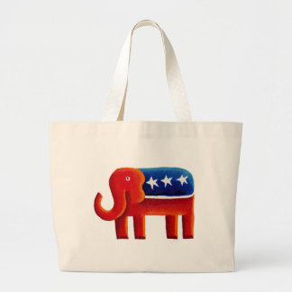 Grand Tote Bag Eléphant républicain