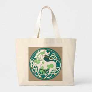 Grand Tote Bag Emballages 2014 de vison : Licorne Fourre-tout