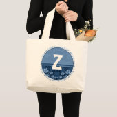 Grand Tote Bag Emballages décorés d'un monogramme (Devant (produit))