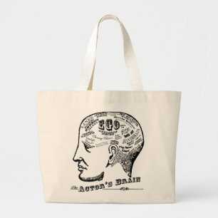 Grand Tote Bag Emballages du cerveau de l'acteur