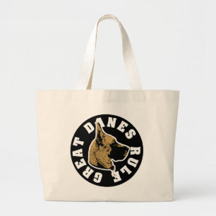 Grand Tote Bag Emblème de la domination des grands Danois