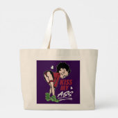 Grand Tote Bag Embrasse mon (Dos)