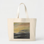 Grand Tote Bag Emden monte l'Océan Indien 1914 2011 de vagues (Devant)