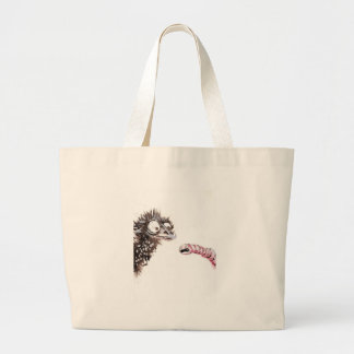 Grand Tote Bag Émeu et ver