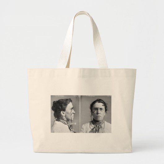 Grand Tote Bag Emma Goldman - anarchiste, 1911 (Devant)
