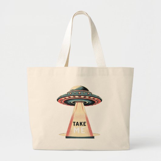 Grand Tote Bag emmène-moi (Devant)