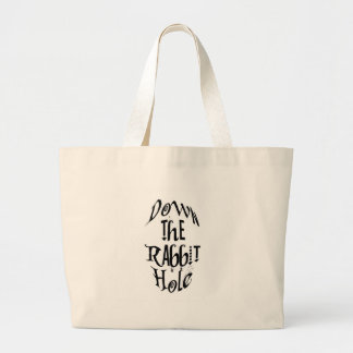 Grand Tote Bag En bas du terrier de lapin