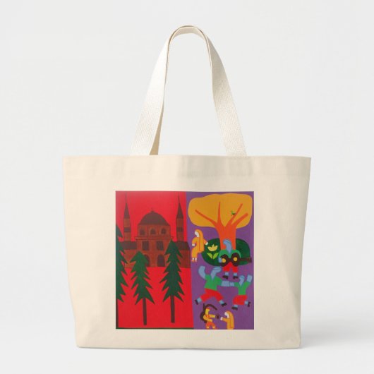Grand Tote Bag En dehors de la mosquée 2003 (Devant)