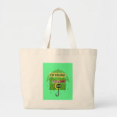 Grand Tote Bag En gros, tu me manques (Devant)