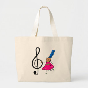 Grand Tote Bag Enfant de musique
