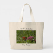 Grand Tote Bag Enregistrer les papillons grand Fourre-tout (Dos)