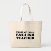 Grand Tote Bag Enseignant anglais (Devant)