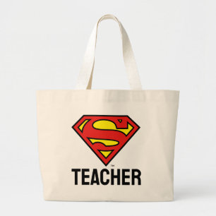 Grand Tote Bag Enseignant Superman S-Shield   Logo Superman