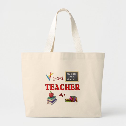 Grand Tote Bag Enseignants (Devant)