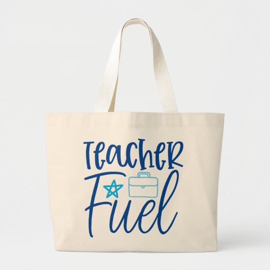 Grand Tote Bag Enseigner le carburant (Devant)