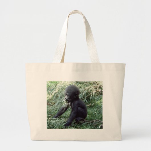 Grand Tote Bag Ensemble faunique - Primates 8 (Devant)