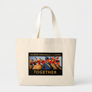 Grand Tote Bag Ensemble ~ Le Commonwealth britannique des Nations