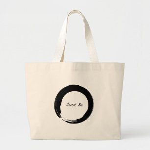 Grand Tote Bag Enso avec Just Be
