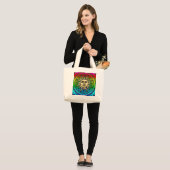 Grand Tote Bag Ensoleillé (Devant (modèle))