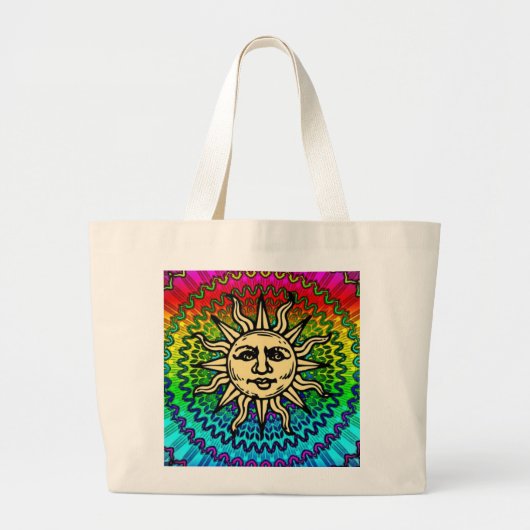 Grand Tote Bag Ensoleillé (Devant)
