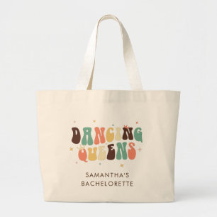 Grand Tote Bag Enterrement de vie de jeune fille Retro Dancing Qu