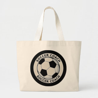 Grand Tote Bag Entraîneur du football