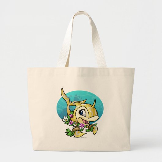 Grand Tote Bag Épave d'île (Devant)