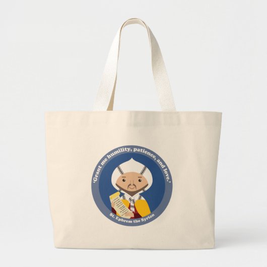 Grand Tote Bag Ephrem de Syrie (Devant)