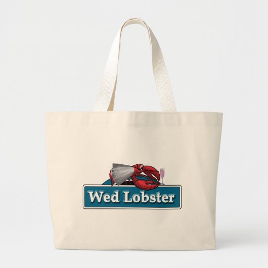 Grand Tote Bag Épousez le homard (Devant)
