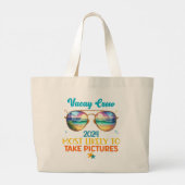 Grand Tote Bag Équipe de vacances 2024 (Dos)