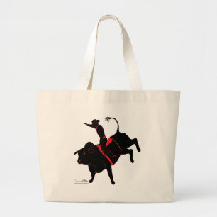 Grand Tote Bag équitation de taureau