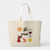 GRAND TOTE BAG ESPAGNE (Dos)