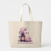 Grand Tote Bag Esprits doux d'Halloween (Dos)