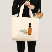 Grand Tote Bag Essence de lavande (Devant (produit))