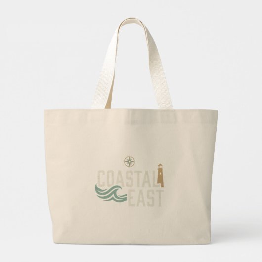 Grand Tote Bag Est côtier (Dos)