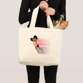 Grand Tote Bag étiquette (Devant (produit))