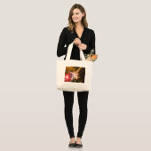 Grand Tote Bag Étoile de Noël (Devant (modèle))