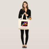 Grand Tote Bag Étoile frappée (Devant (modèle))