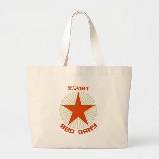 Grand Tote Bag Étoile soviétique d'armée rouge